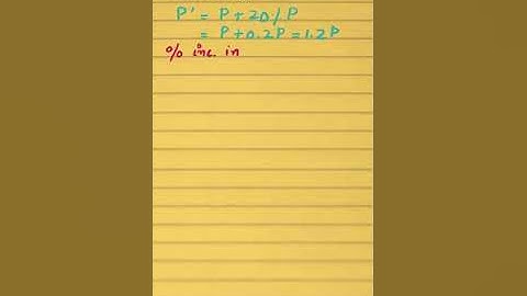 The momentum of a body increases by 20%. Find the percentage increase in its kinetic energy.