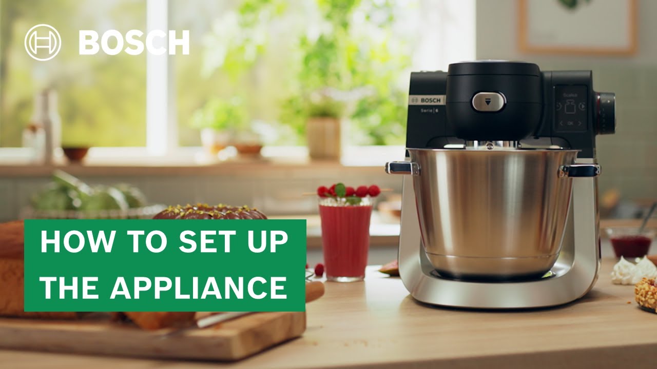 Series 6 Kitchen Machine How-to Video | Set up the appliance