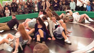 German Beauties Conquer The Teufelsrad Devils Wheel