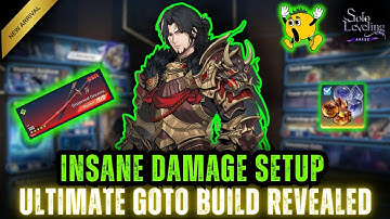 ULTIMATE Goto Ryuji Build Guide 💥 Best Artifacts, Weapons & Skills | Solo Leveling ARISE 2025