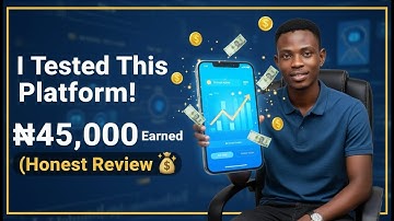 ‎I Tried This New Earning Platform in 2025 — My Honest Review & ₦45,000 Experience