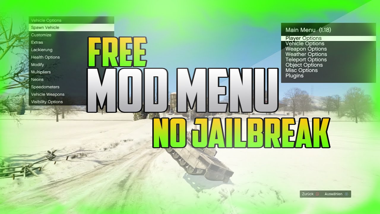 Ps3 Gta V Mod Menu No Jail Break