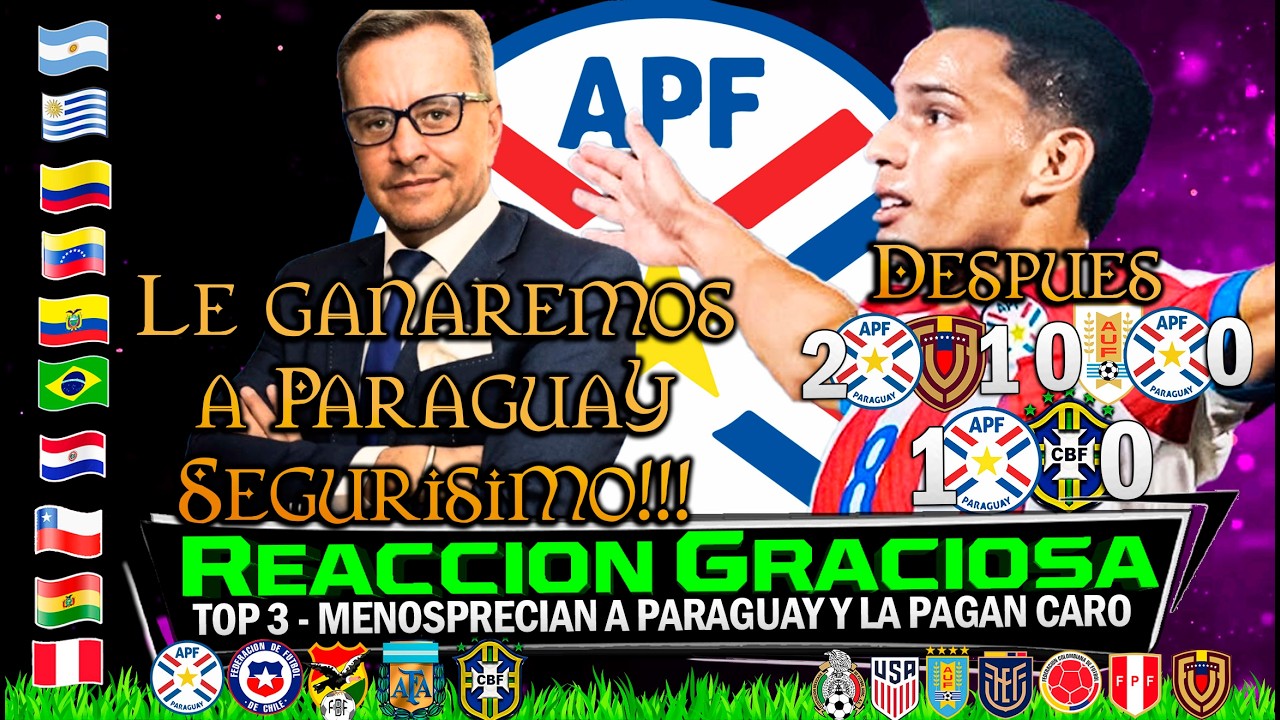 Top 3 Menospreciaron a PARAGUAY y el KARMA se las cobro sabroso 🔥 HUMILLACIONES HISTÓRICAS 🏆