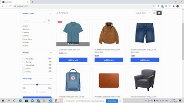 Reactjs Ecommerce Template Free - Product Listing Page Grid View