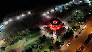 Mersin Yenişehir Gece Drone ile Havadan Görüntüleme