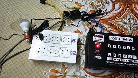 Wireless Quiz Buzzer Game System