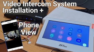 How to setup a video Intercom system with remote video access on a mobile phone