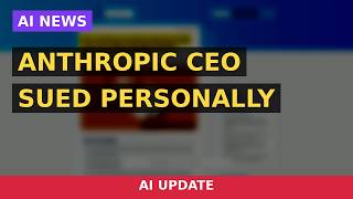 Sony & Warner Sue Anthropic's CEO Personally Over Claude's Training Data