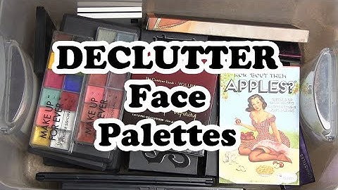 DECLUTTER of Face (Blush & Lip) Palettes