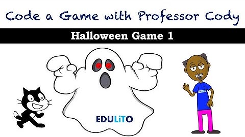 Code a Halloween Game using Scratch #1 - Prof Cody Teaches Kids to Code