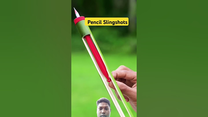 DIY Bamboo Creations with pencil Slingshots🏹 #Bamboo #Slingshots #Diy#Bambooart #shorts