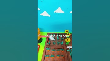 solar irrigation system working model - #shorts  | howtofunda