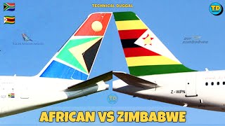 South African Airways Vs Air Zimbabwe Comparison 2023! 🇿🇦 Vs 🇿🇼
