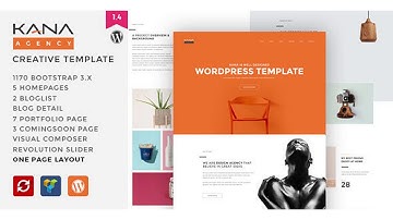 Kana - Creative Agency WordPress Theme | Themeforest Website Templates and Themes