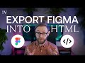 How to export figma to html with vev