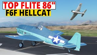 Top Flite F6F 86 Hellcat Flown by Chris Luvara’s at Kings Canyon Warbirds!