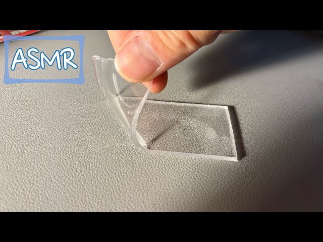 ASMR ペタペタ音　ペタペタシールでいろんなにペタペタ