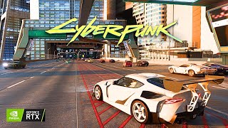 [4K] Highway Cruise in Cyberpunk 2077 (with Ray Tracing)