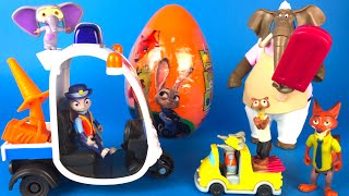 Figura De Acción Tomy Zootropolis Con Judy Hopps Y Weaselton - Incluye Vehículo Y Accesorios
