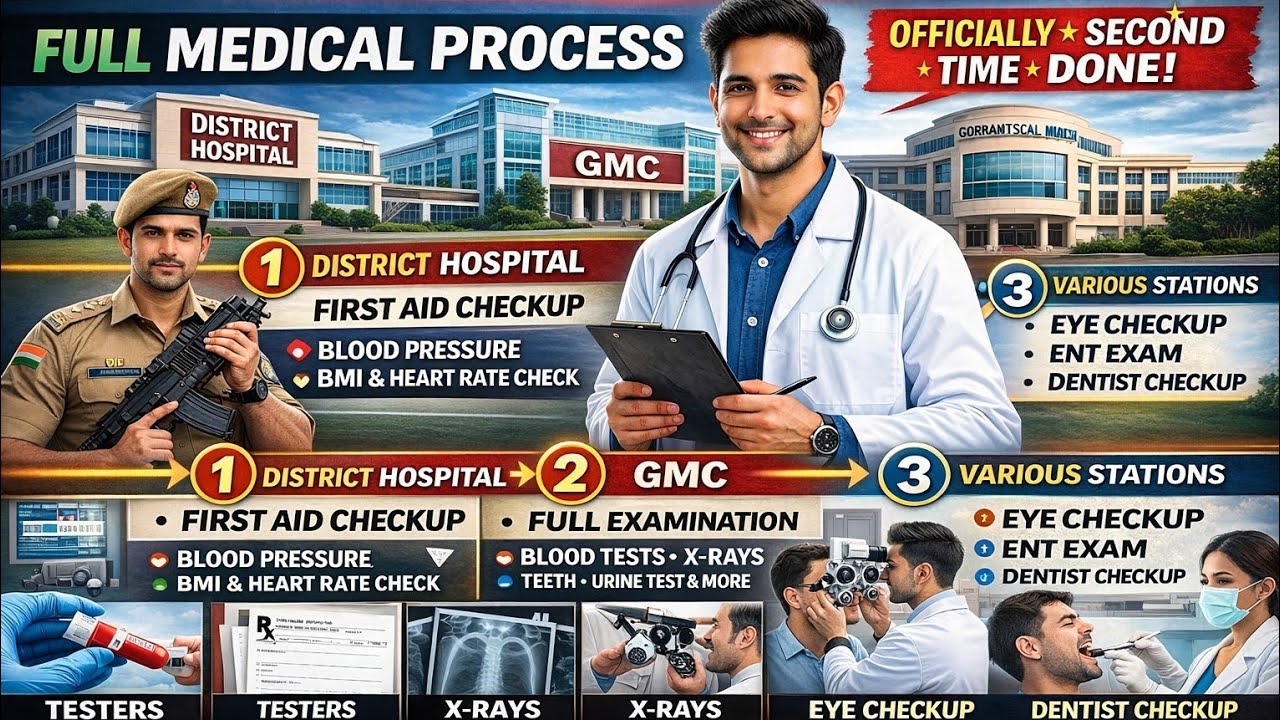 JKP Constable Medical Process | Jkssb JKP constable medical update 