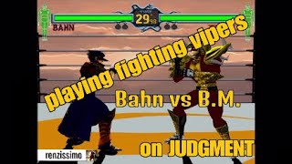 JUDGMENT arcade game: Fighting Vipers, final stage (Bahn) D: