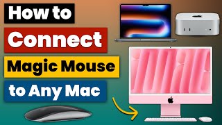 How to Connect Apple Magic Mouse to Mac? Connect New Magic Mouse to Any MacBook, MacMini, iMac ✅ New