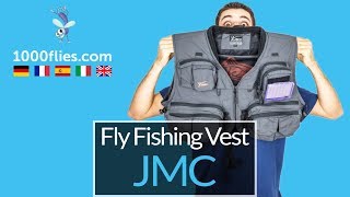 Gilet de Pêche, Gilet de Pêche à la Mouche avec Taille Réglable, Poches Multiples et Matériau Respirant pour Hommes Femmes
