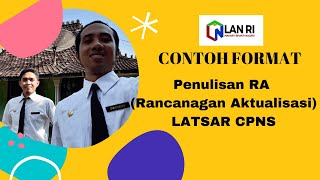 Contoh Format RA (Rancangan Aktualisasi) Latsar CPNS