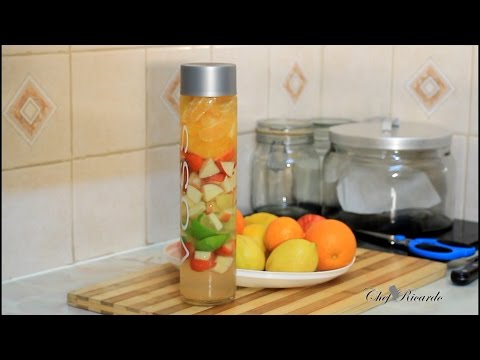 Healthy Fruit Flavored Water | Recipes By Chef Ricardo