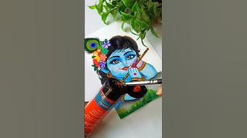 Krishna Tilak Painting ❤️✨#krishna #shorts #painting