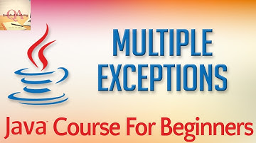 Learn Java Tutorial for Beginners, Part 40: Multiple Exceptions