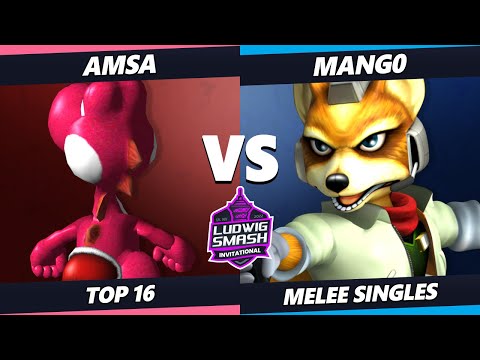 Ludwig Invitational - Mango (Fox) Vs. aMSa (Yoshi) SSBM Melee Tournament