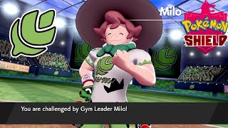 Pokemon Shield Grass Gym Missions & Gym Leader Milo!