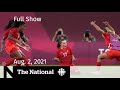 CBC News: The National | Team Canada soccer, Quebec police shooting, Coyote attacks