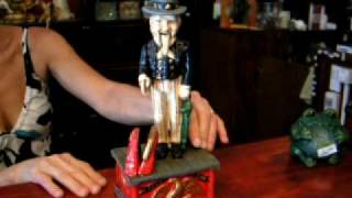 Gietijzeren Spaarpot Uncle Sam Bank