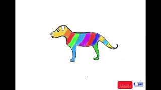 How to draw dog 🦮 ￼|| digital drawing iPad || step by step dog drawings 🦮 #kids #easy drawing