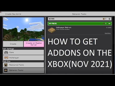 How To Get Mods On Minecraft Xbox One In November 2021!*NOT WORKING ANYMORE*