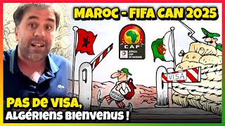 CAN 2025 Au Maroc : Sans VISA aux Algériens .. Quelle Honte ?! #maroc #algerie #visa #can2025 #fifa