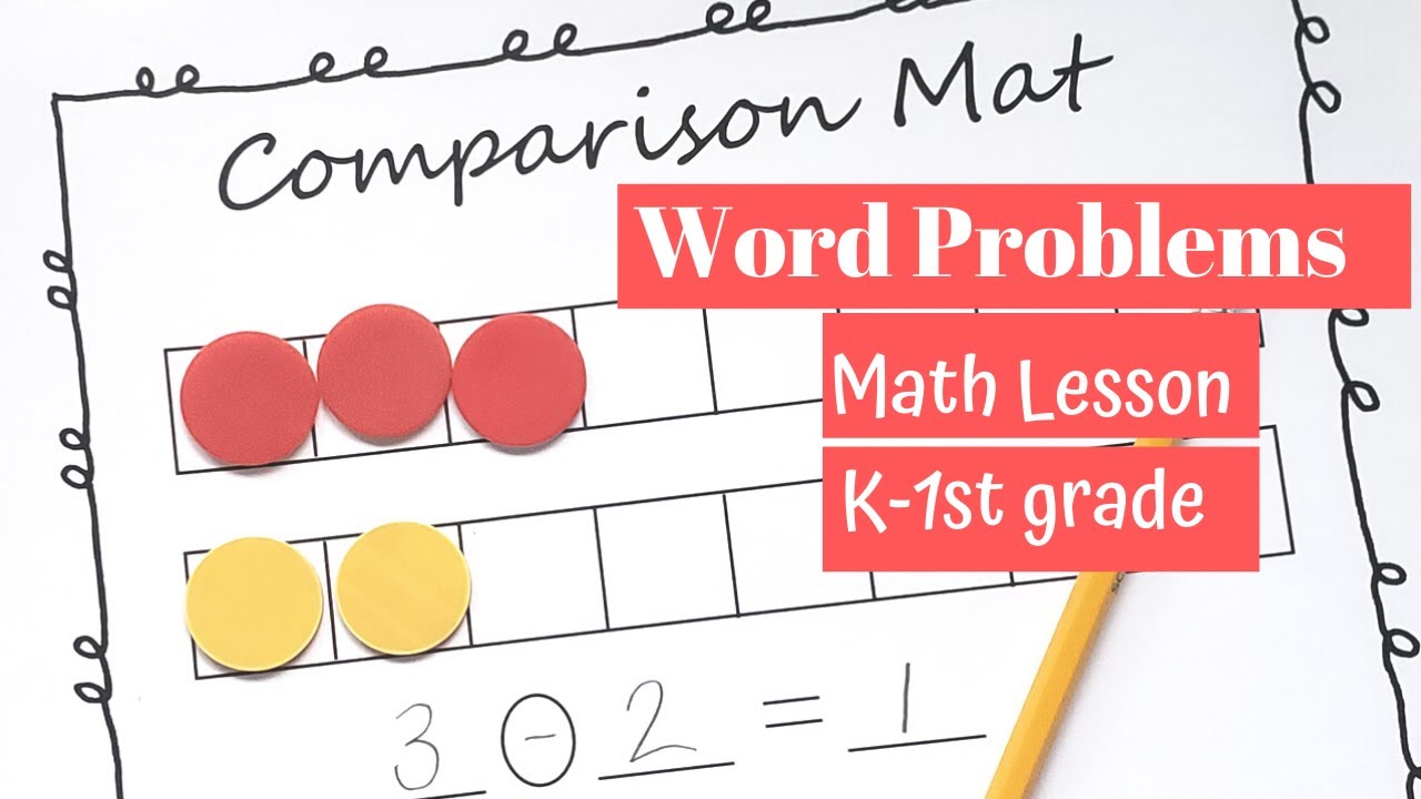 Comparison Word Problems Lesson 1st grade - YouTube