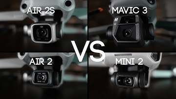DJI Mavic 3 VS Air 2s VS Air 2 VS Mini 2 | The ULTIMATE Daylight Video Comparison