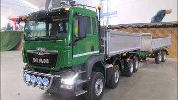 ScaleART MAN TGS three-way-tipper with Meiller-Bordmatic