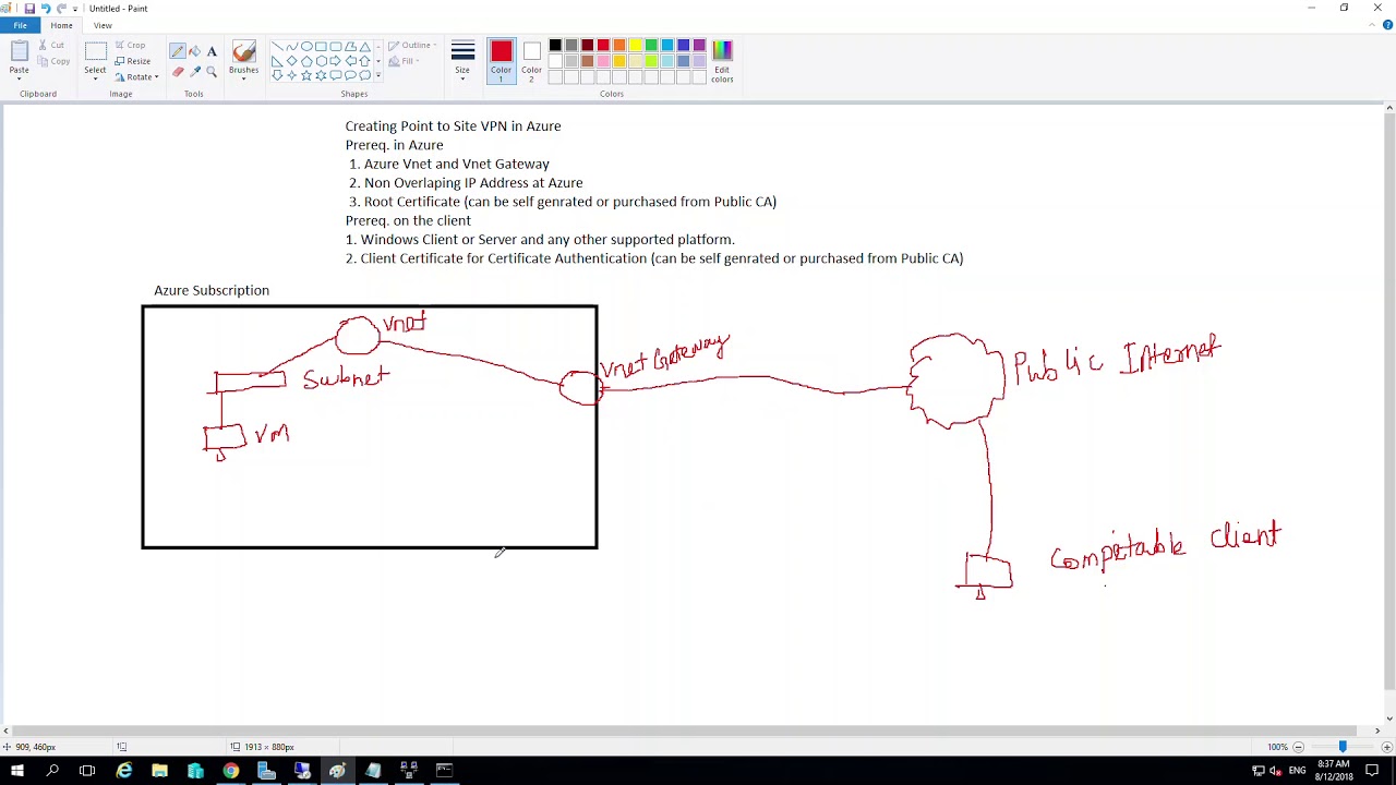 Point to Site VPN in Azure - YouTube