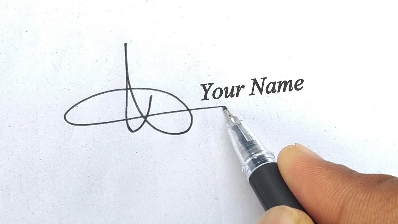 ✔️ How To Create Your Own Signature !!  Signature Style Of My Name   Signature Style