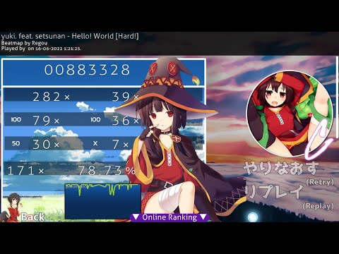 osu!  yuki  feat  setsunan  Hello! World Hard