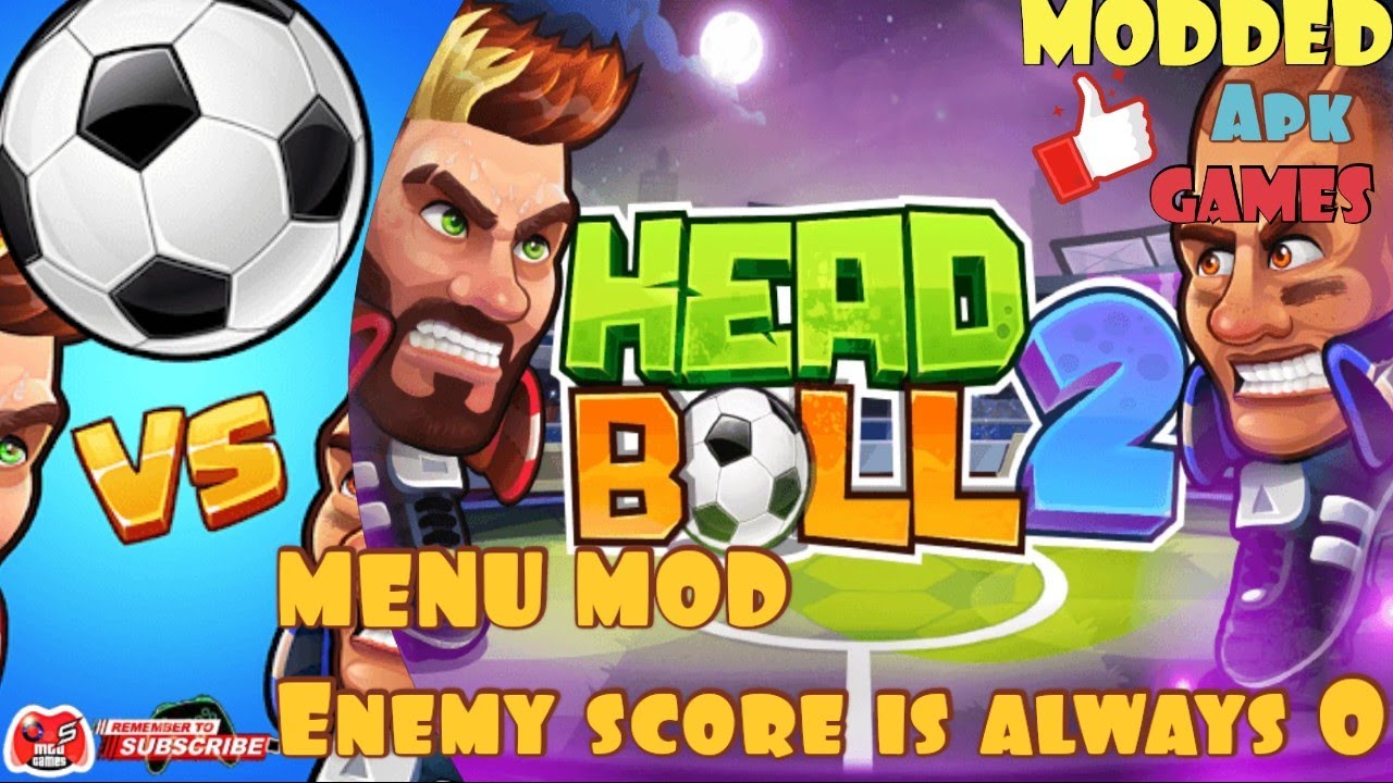 Head Ball 2 - Online Football Mod MENU MOD Enemy score is always 0 (2022)