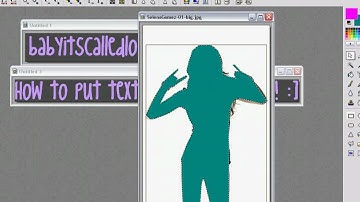 How to put text Behind a person -Photofiltre