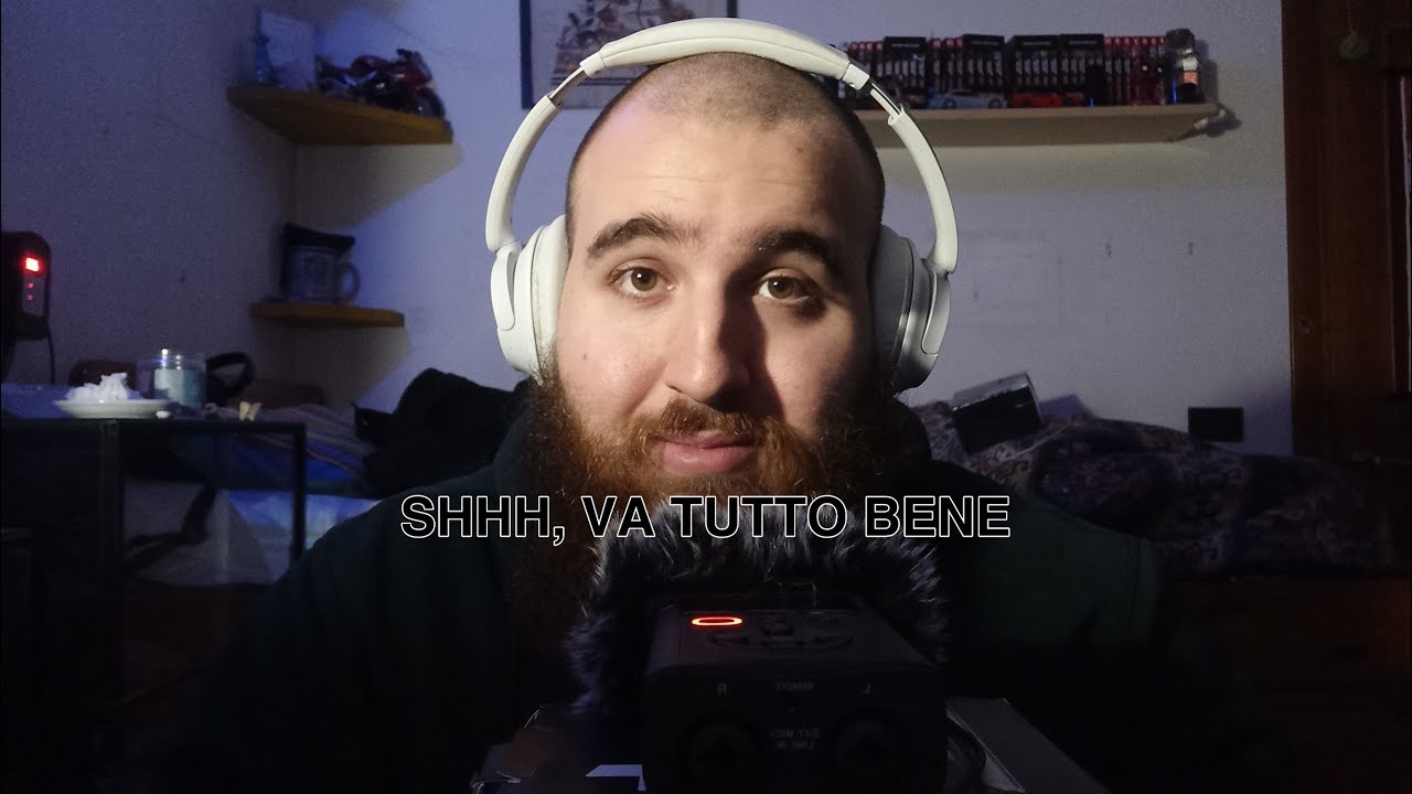 ASMR Ti Conforto e rassicuro | Whispering, mic blowing