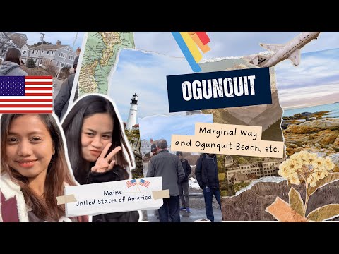 USA Travel Vlog : Ogunquit, Maine 🇺🇸 || Kaoru Aotsuki