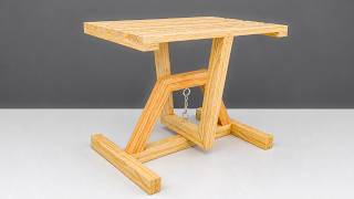 Few Carpenters Know This Tensegrity Table Idea Can Make Thousands! Homemade Woodworking screenshot 4