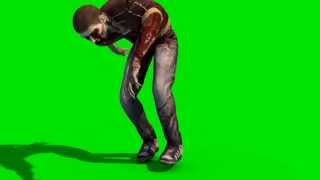 Green Screen Zombie Strip and Walking - Footage PixelBoom